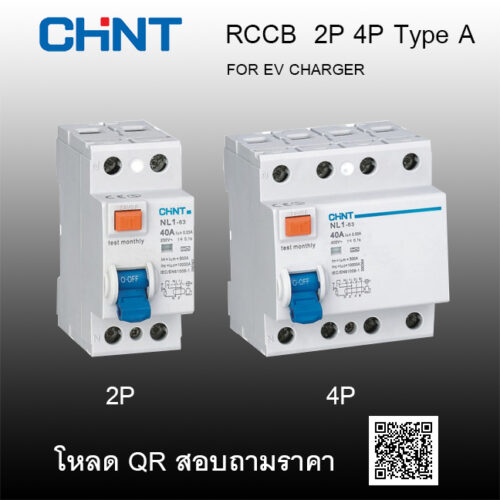 NL1-63-2P-63A-TypeA-10kA-RCCB-EVCharger