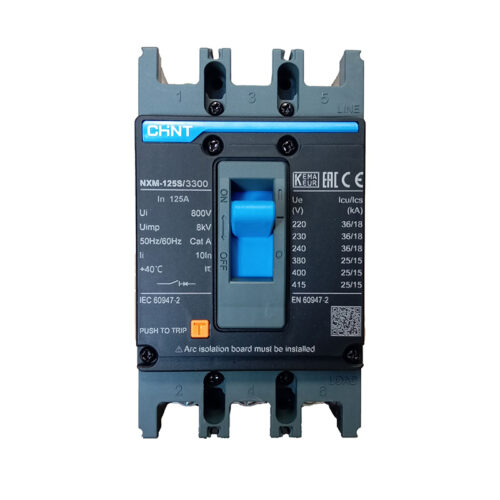 NXM-125S/3300 3P 125A 25kA MCCB CHINT ELECTRIC