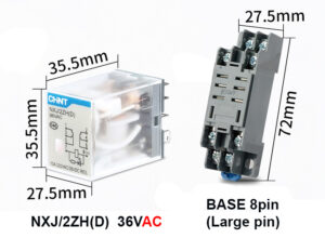 NXJ/2ZH(D) Coil 36V (AC) Relay รีเลย์ CHINT ELECTRIC