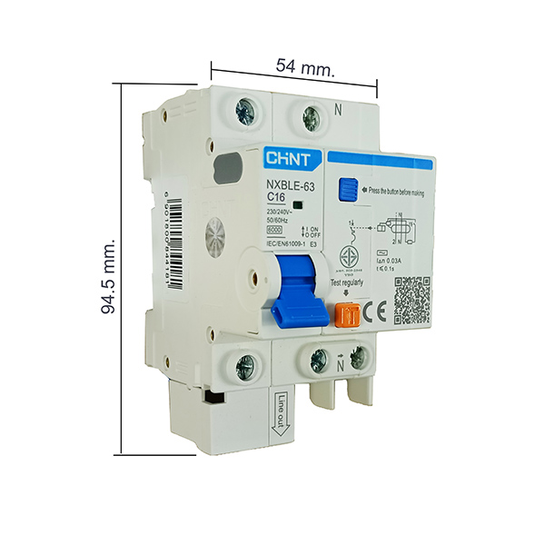 NXBLE-63-C16-1P+N-16A-30mA-6kA-RCBO-CHINT-ELECTRIC - Image 5