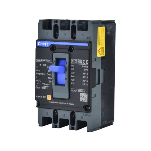 NXM-63S/3300-3P-20A-25kA-MCCB-CHINT ELECTRIC