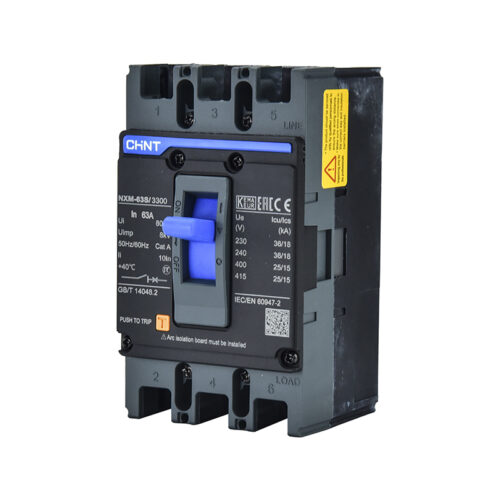 NXM-63S/3300-3P-63A-25kA-MCCB-CHINT ELECTRIC